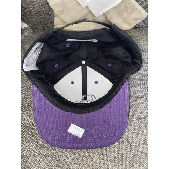 Deadstock 90s Y2K Colorado Rockies Snapback Baseball Cap Hat - Picture 5 of 6
